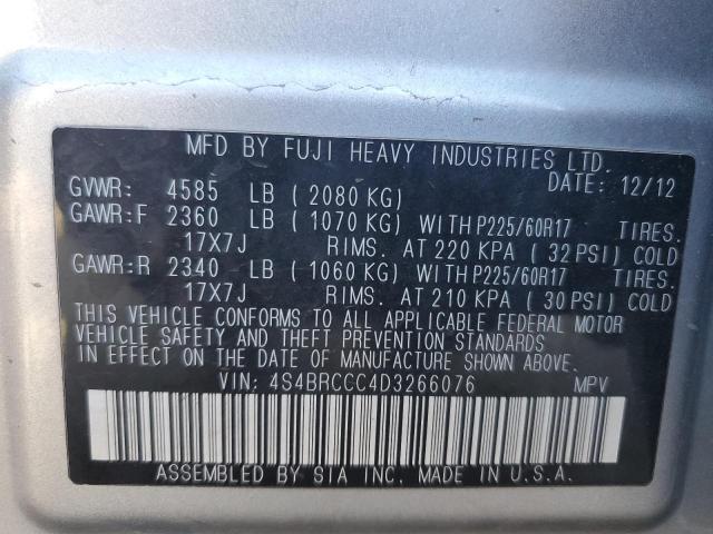 VIN 4S4BRCCC4D3266076 2013 Subaru Outback, 2.5I Pre... no.13