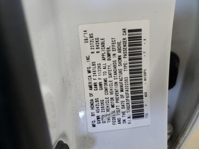 2015 HONDA ACCORD EXL - 1HGCR3F80FA002093