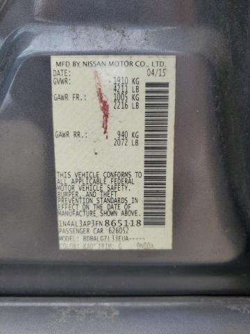 2015 NISSAN ALTIMA 2.5 - 1N4AL3AP3FN865118