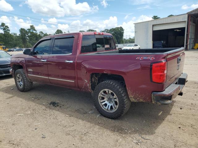 CHEVROLET SILVERADO 2015 maroon crew pic gas 3GCUKTEC5FG368131 photo #3