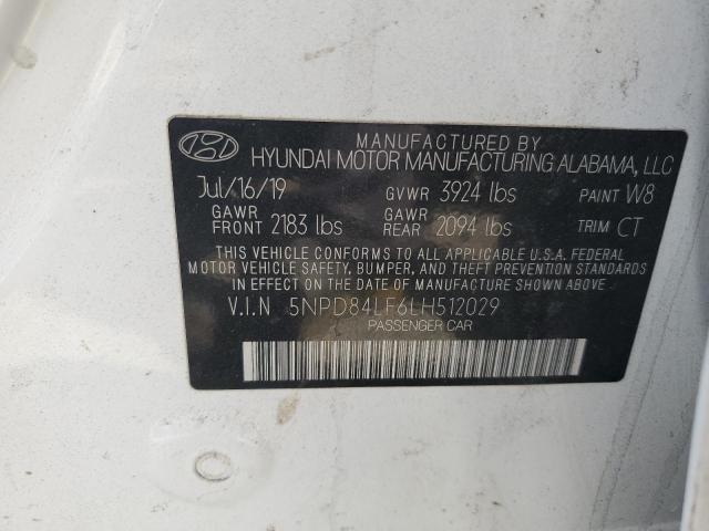 2020 HYUNDAI ELANTRA SE 5NPD84LF6LH512029  66185594