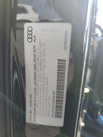 2018 AUDI A5 PREMIUM - WAUENCF51JA092109