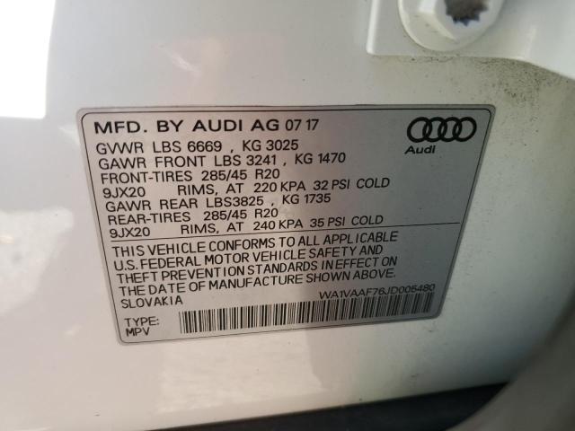 VIN WA1VAAF76JD005480 2018 Audi Q7, Prestige no.14