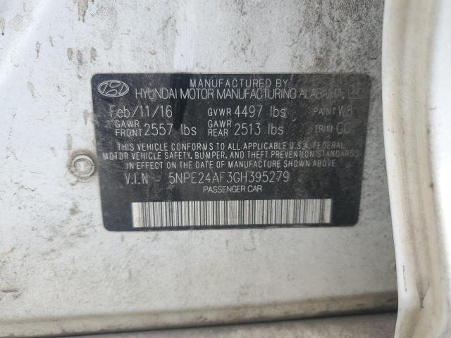 2016 HYUNDAI SONATA SE - 5NPE24AF3GH395279
