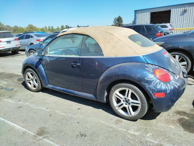 VOLKSWAGEN NEW BEETLE 2004 blue  gas 3VWCD31Y14M325795 photo #3