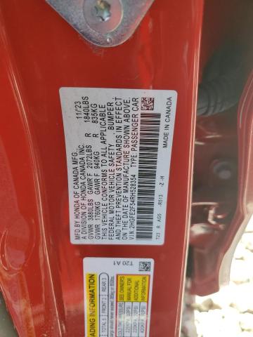 2024 HONDA CIVIC SPOR 2HGFE2F54RH528354  67477684