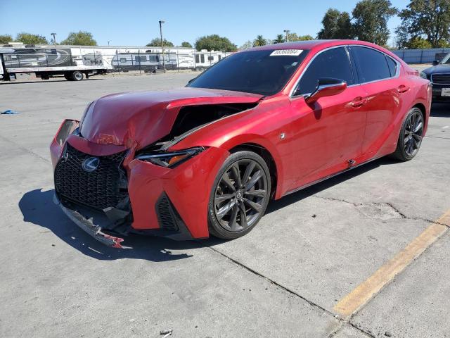 LEXUS IS 350 F S 2021 red  gas JTHGZ1B22M5045442 photo #1