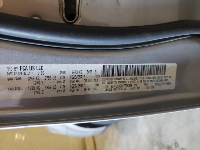 2016 DODGE JOURNEY SX - 3C4PDCBGXGT206938