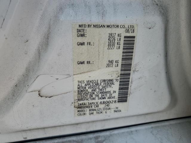 2018 NISSAN ALTIMA 2.5 - 1N4AL3APXJC480028