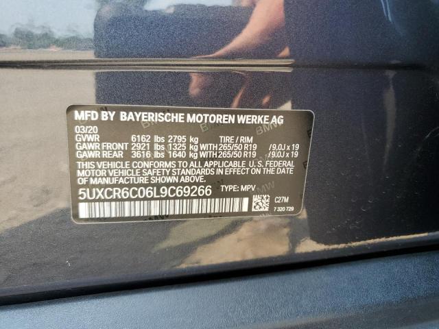 2020 BMW X5 XDRIVE4 - 5UXCR6C06L9C69266