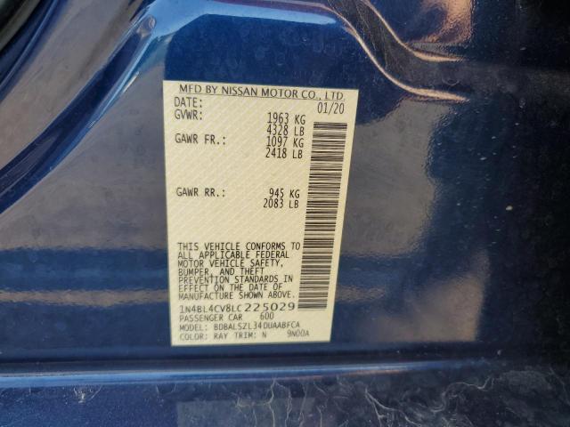 2020 NISSAN ALITMA 1N4BL4CV8LC225029