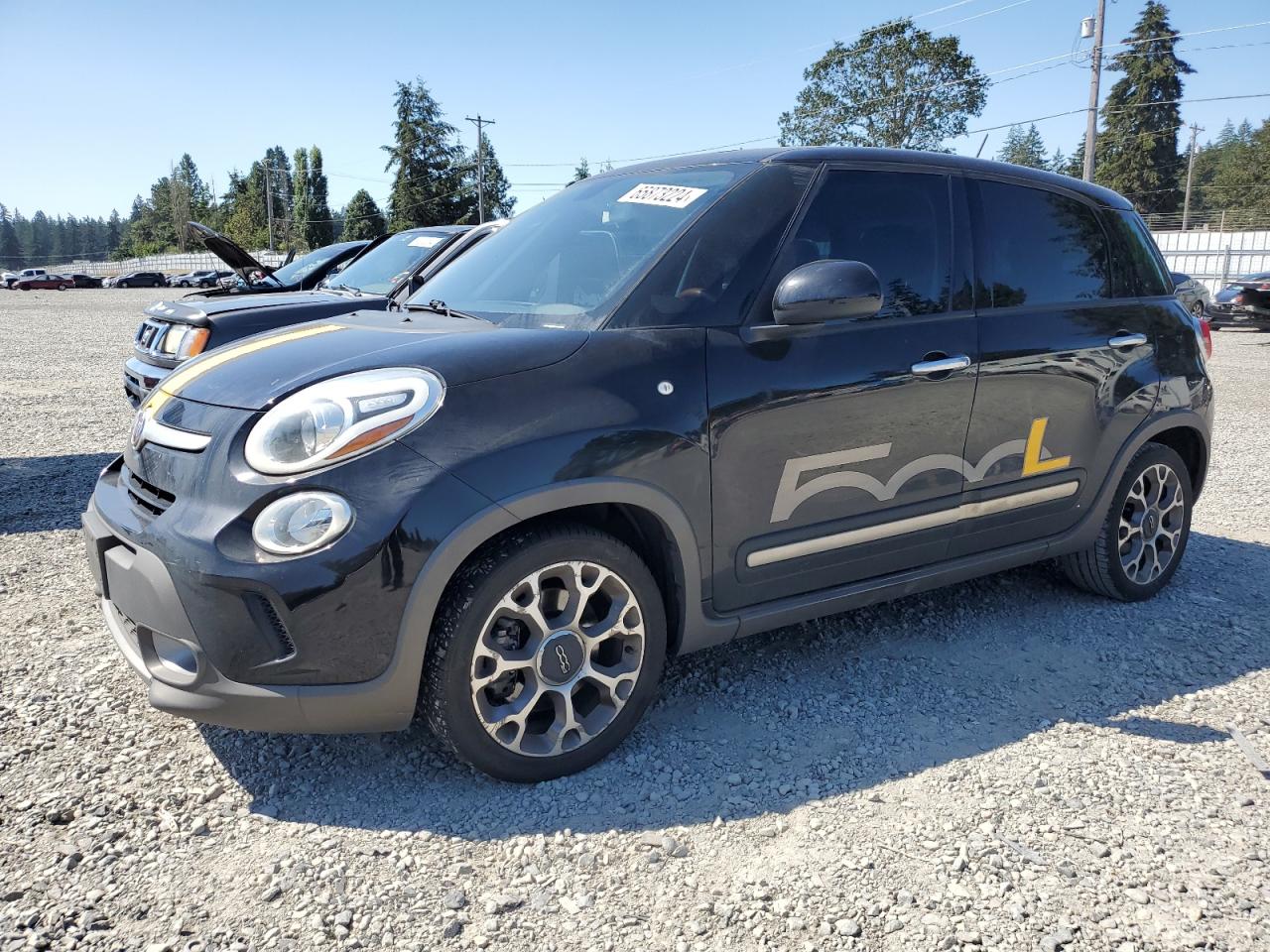 Lot #2957884814 2014 FIAT 500L TREKK