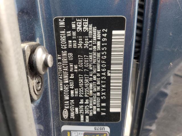 2015 KIA SORENTO LX - 5XYKT3A60FG551942