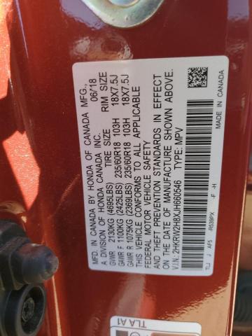 2018 HONDA CR-V EXL - 2HKRW2H8XJH660546