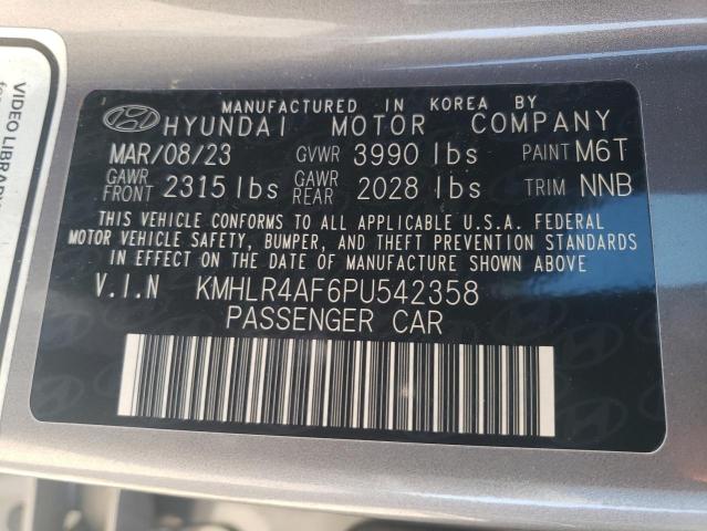 VIN KMHLR4AF6PU542358 2023 Hyundai Elantra, N Line no.13