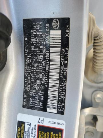 2017 TOYOTA CAMRY LE - 4T1BF1FK8HU376094