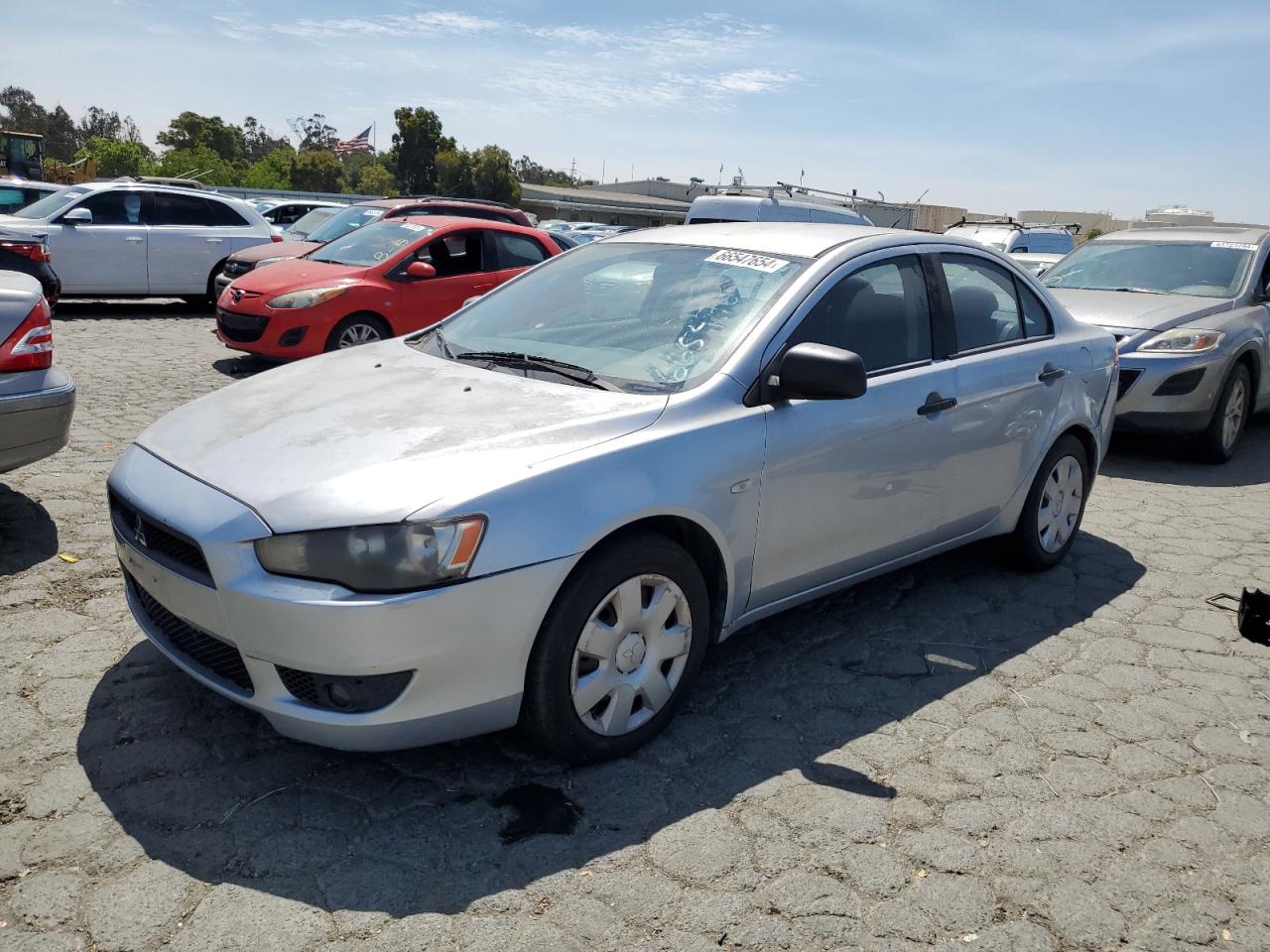 MITSUBISHI LANCER DE 2008 silver  gas JA3AU16U28U031732 photo #1