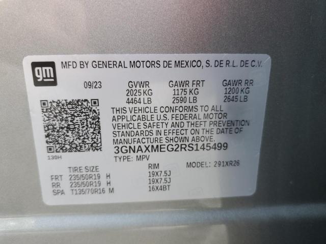 2024 CHEVROLET EQUINOX RS 3GNAXMEG2RS145499  67267264