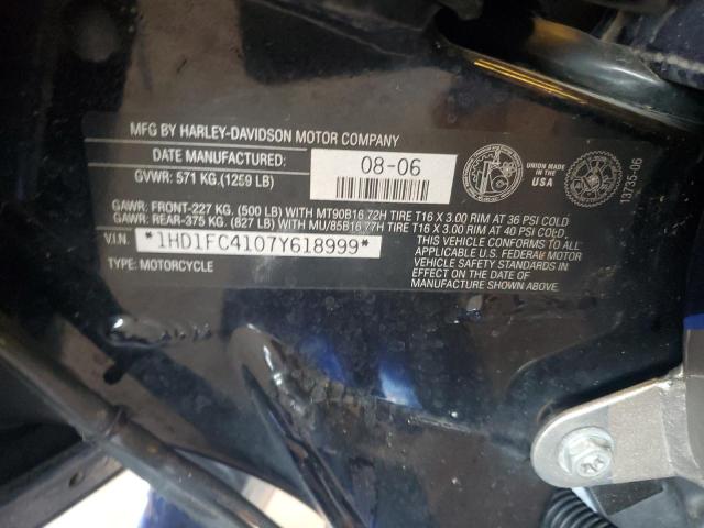 2007 HARLEY-DAVIDSON FLHTCUI 1HD1FC4107Y618999