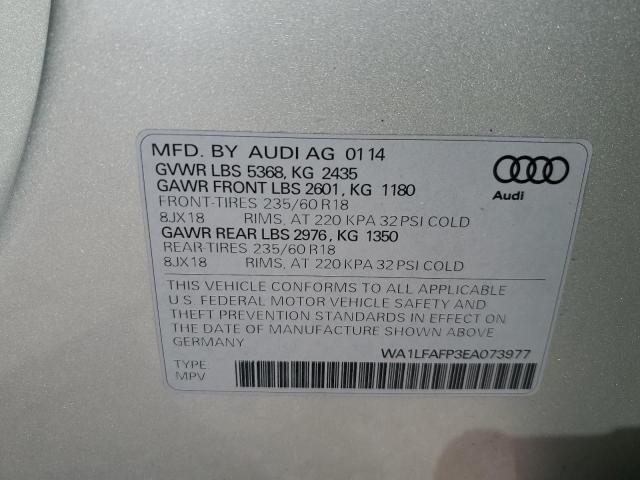 VIN WA1LFAFP3EA073977 2014 Audi Q5, Premium Plus no.13