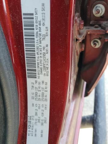2020 RAM 1500 LARAM - 1C6SRFRT1LN157050