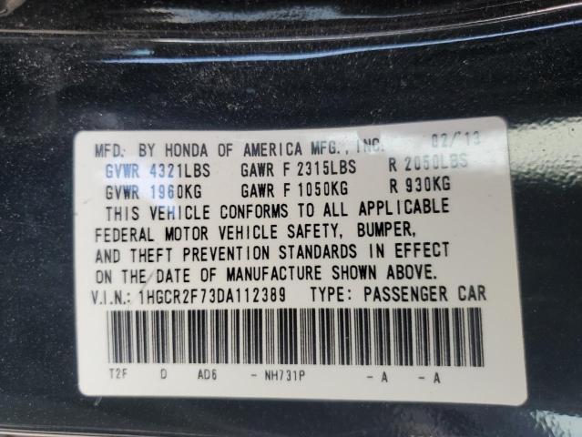 VIN 1HGCR2F73DA112389 2013 Honda Accord, EX no.13