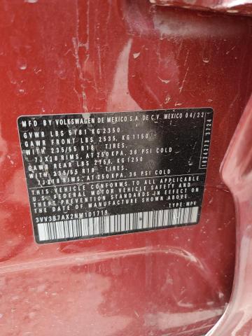 2022 VOLKSWAGEN TIGUAN SE - 3VV3B7AX2NM101719