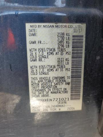 2018 NISSAN FRONTIER S - 1N6DD0ER8JN721021