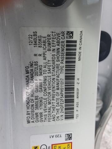 2023 HONDA CIVIC SPOR - 2HGFE2F54PH511017