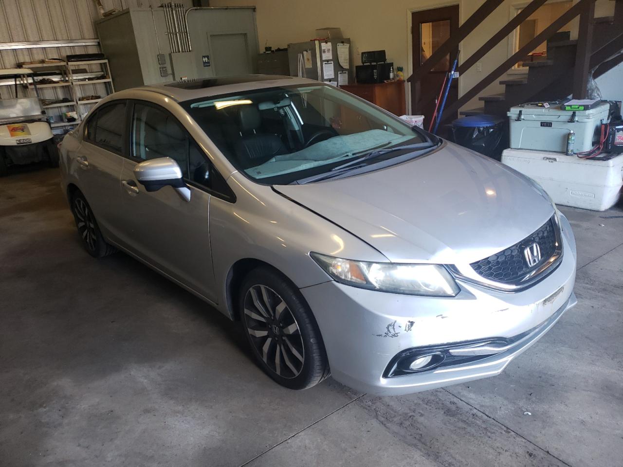 Lot #2874224715 2014 HONDA CIVIC EXL