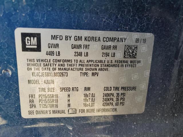 2020 BUICK ENCORE PRE - KL4CJESBXLB032673