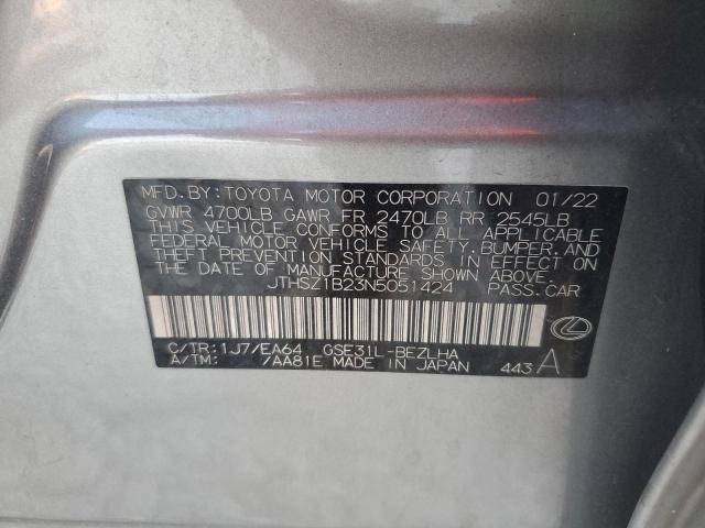 2022 LEXUS IS 350 F S - JTHSZ1B23N5051424