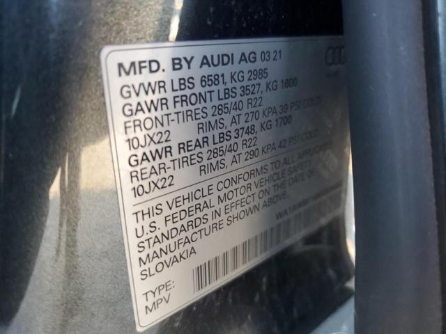 2021 AUDI SQ8 PREMIU - WA1AWBF18MD034582