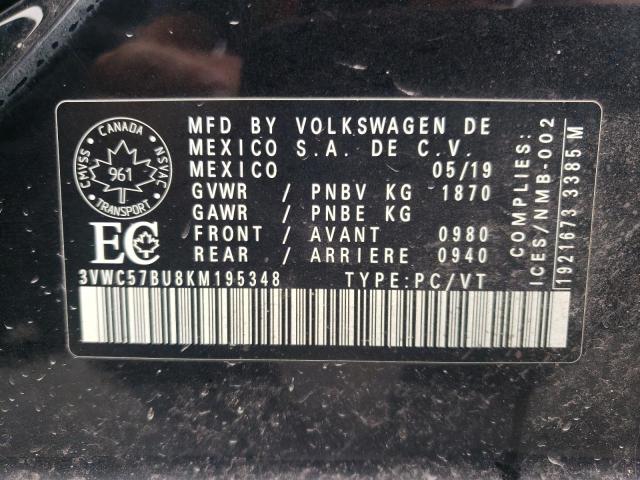 2019 VOLKSWAGEN JETTA S - 3VWC57BU8KM195348