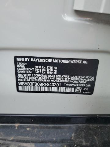 2024 BMW I4 XDRIVE WBY83FB09RFS40201