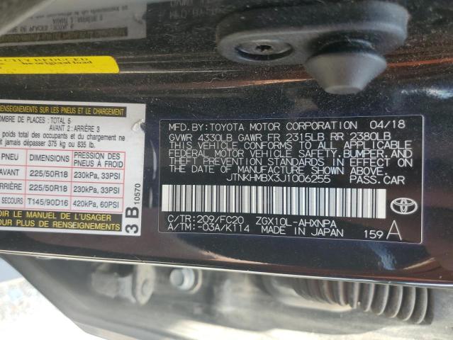 2018 TOYOTA C-HR XLE - JTNKHMBX3J1006255