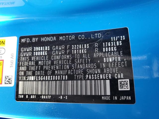 2024 HONDA CIVIC TYPE - JHMFL5G48RX000709