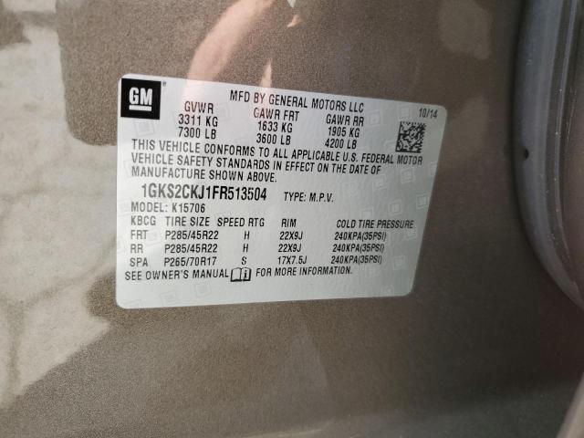 2015 GMC YUKON DENA - 1GKS2CKJ1FR513504