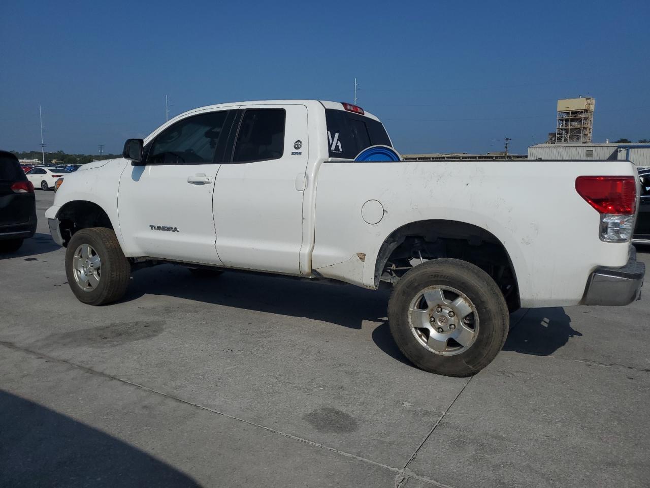 TOYOTA TUNDRA DOU 2013 white  gas 5TFRM5F18DX057794 photo #3