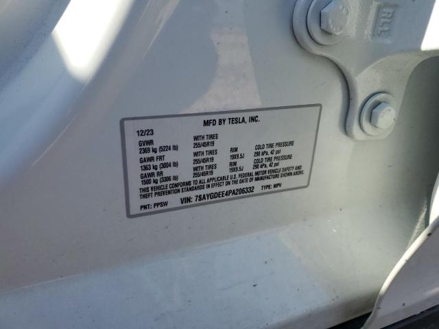 2023 TESLA MODEL Y - 7SAYGDEE4PA206332