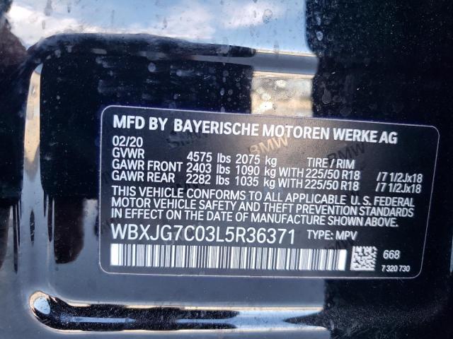 VIN WBXJG7C03L5R36371 2020 BMW X1, Sdrive28I no.14