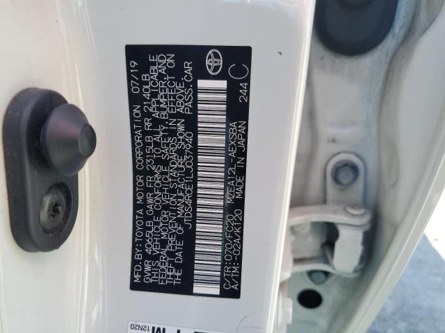 2020 TOYOTA COROLLA SE - JTDS4RCE1LJ037940