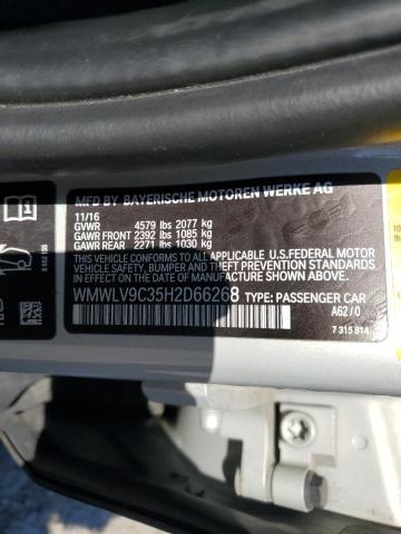 2017 MINI COOPER JCW WMWLV9C35H2D66268