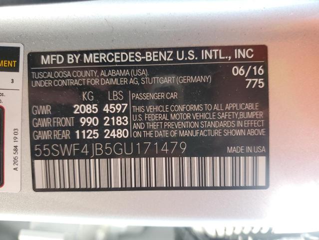 VIN 55SWF4JB5GU171479 2016 Mercedes-Benz C-Class, 300 no.12