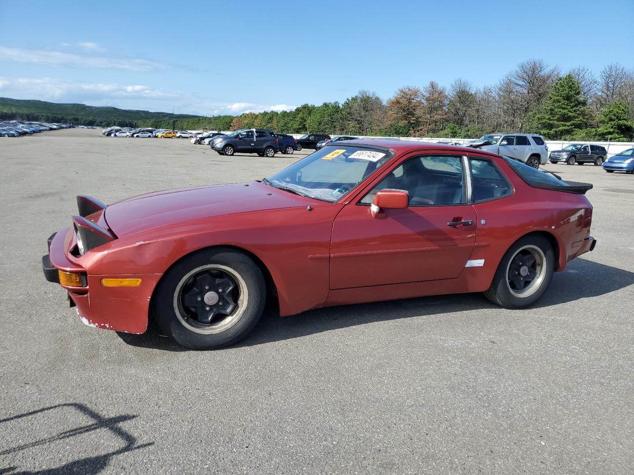 PORSCHE 944 1983 red coupe gas WP0AA0949DN463075 photo #1