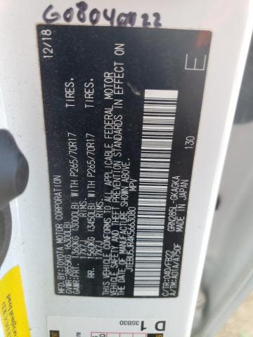 2019 TOYOTA 4RUNNER SR - JTEBU5JR4K5663080