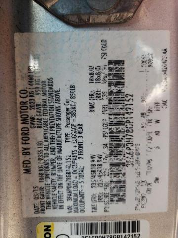 2016 FORD FUSION SE - 3FA6P0H78GR142152