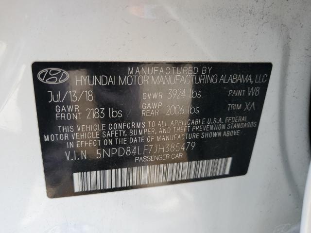 2018 HYUNDAI ELANTRA SE - 5NPD84LF7JH385479