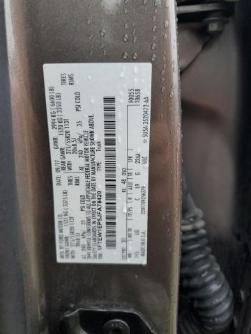 2018 FORD F150 SUPER - 1FTEW1EP5JFA78420