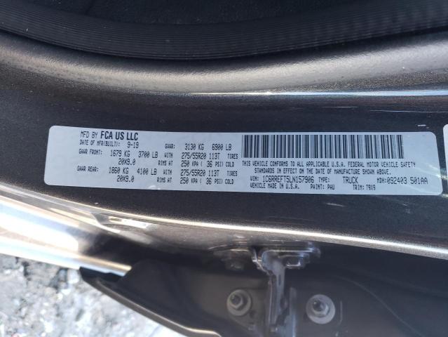 2020 RAM 1500 BIG H - 1C6RREFT5LN157906